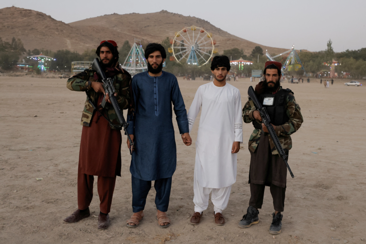 Afghanistan’s Taliban told they can’t take their guns to the funfair