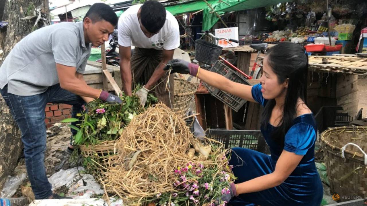 Trash is treasure as Myanmar environmentalist turns food scraps into fertiliser