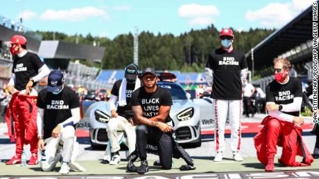 Six Formula One drivers refuse to kneel in support of Black Lives Matter