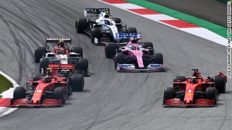 Ferrari implodes as Leclerc and Vettel collide and retire from Styrian GP