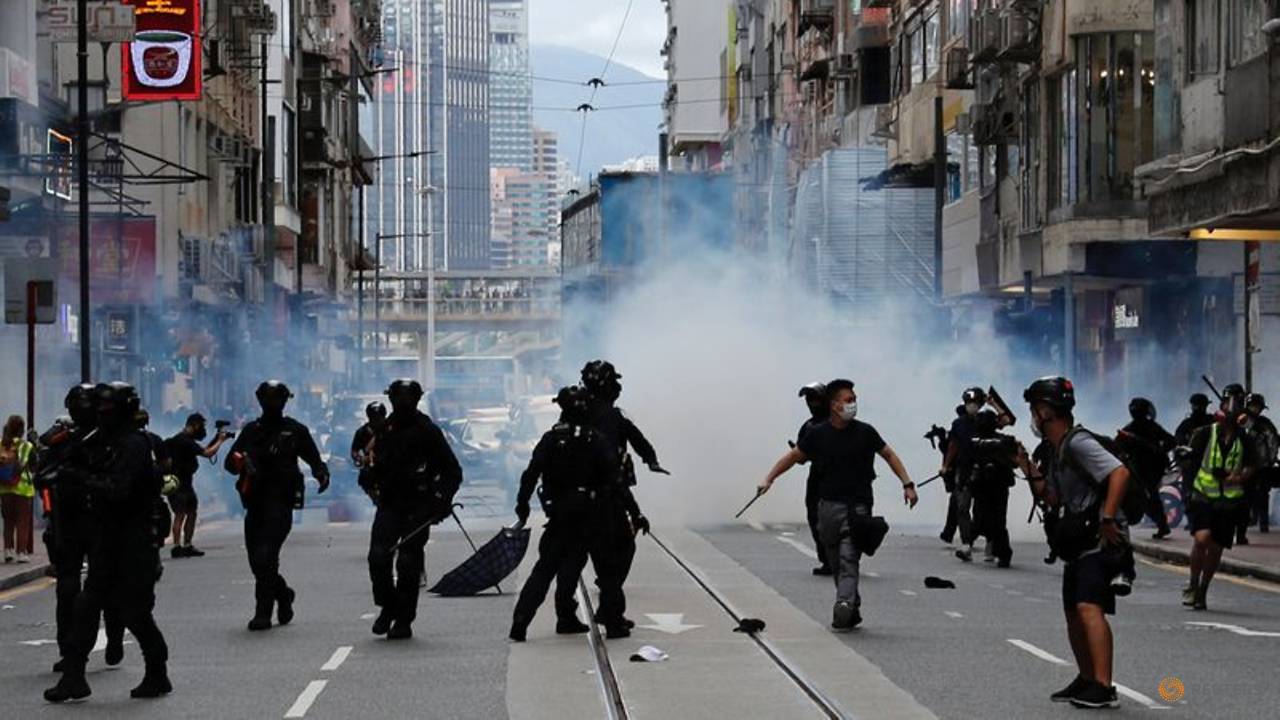 Hong Kong activists arrested under new security law Hong Kong activists arrested under new security law