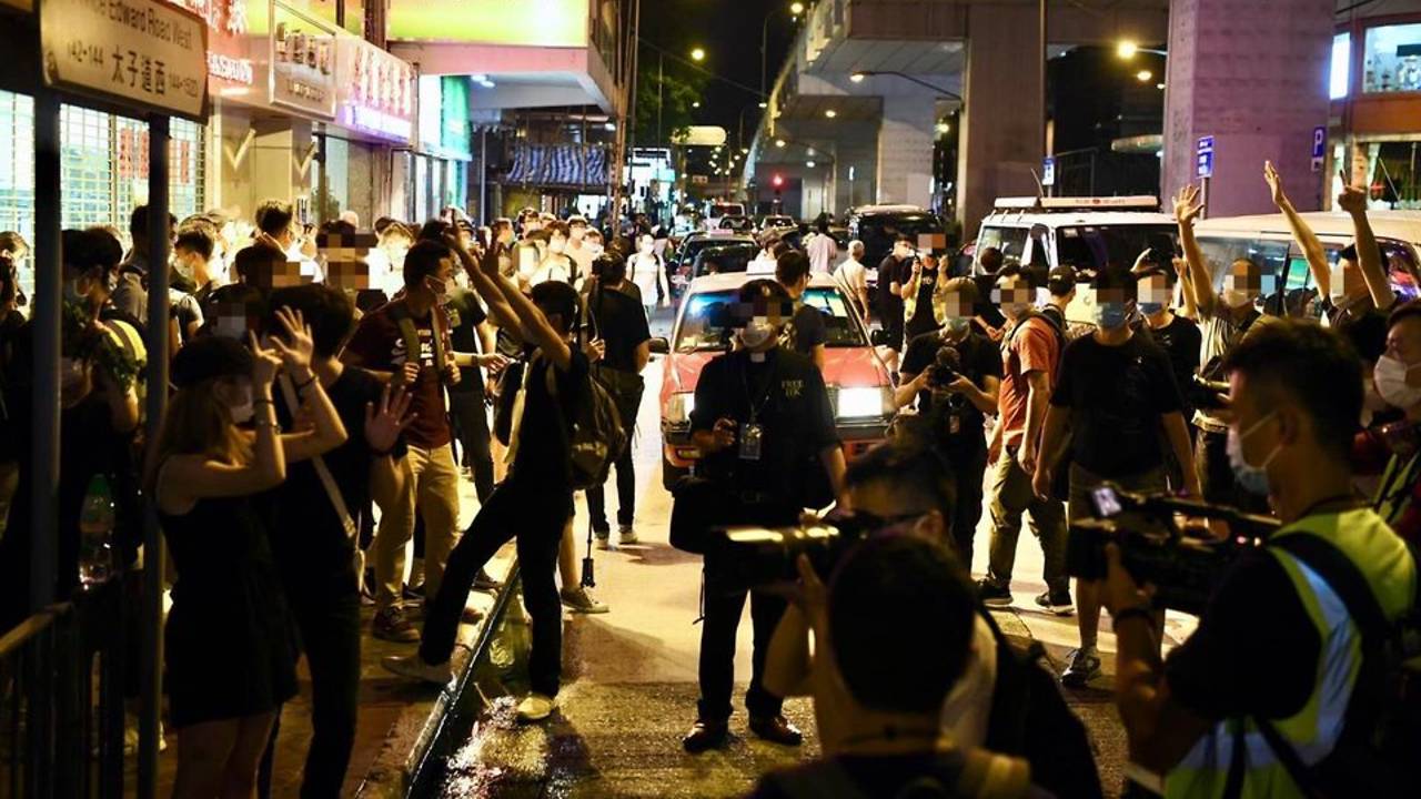 At least 12 arrested after protest in Mong Kok