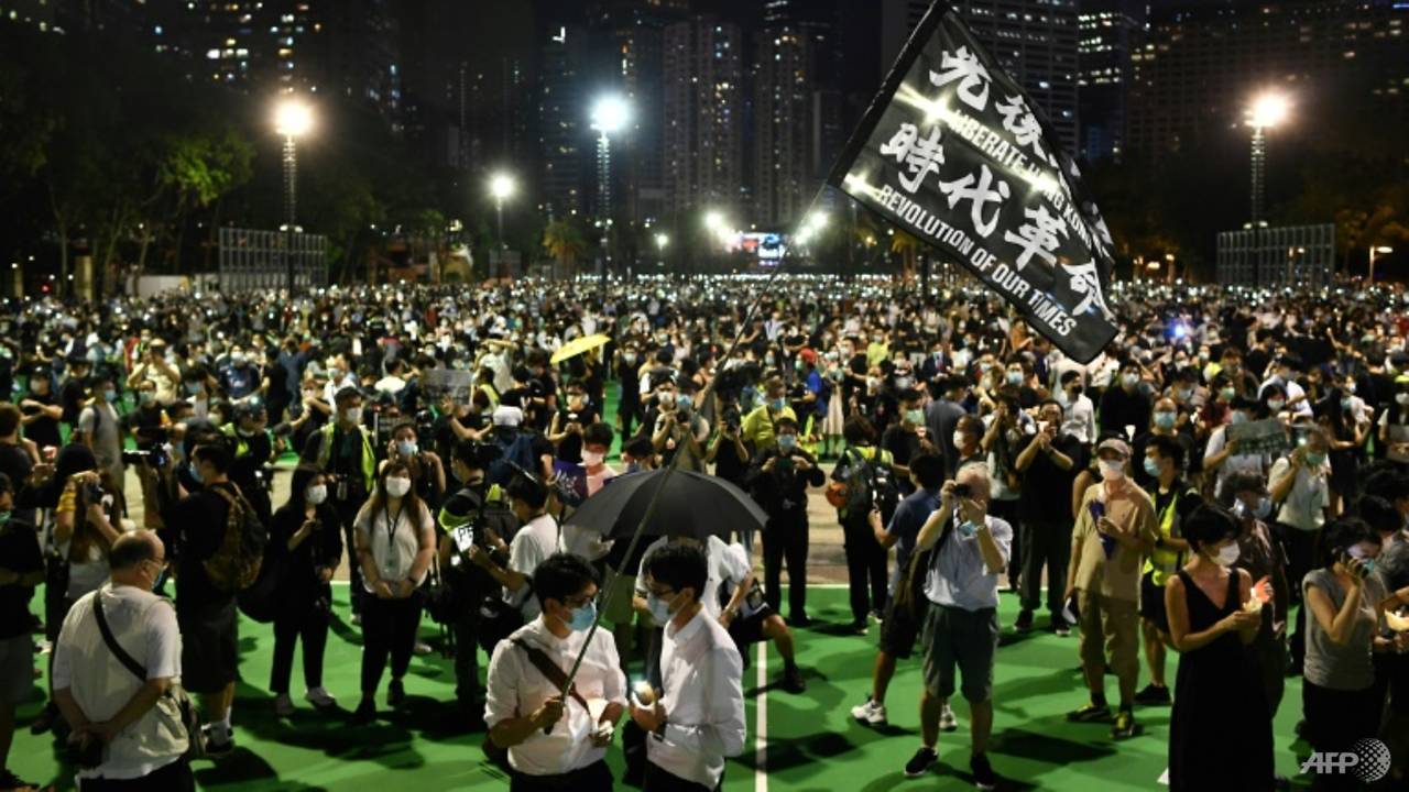 Hong Kong activists charged for taking part in Tiananmen vigil