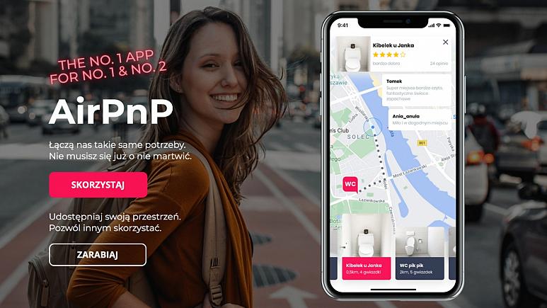 Airpnp: Polish activists cause a stink with toilet-sharing app stunt